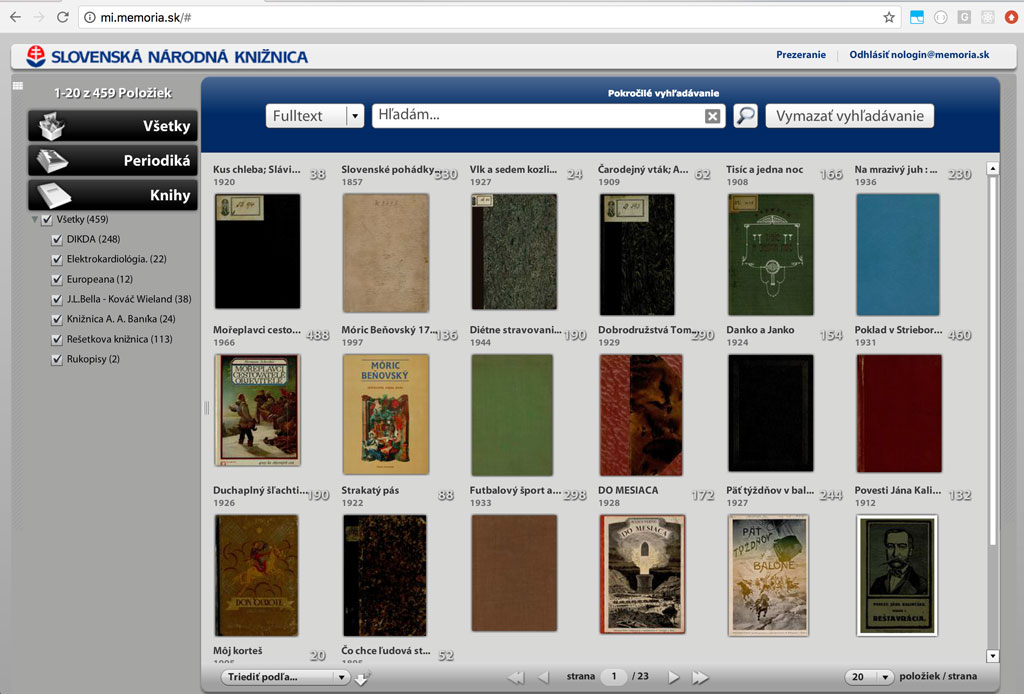 The National Library of Slovakia selects MediaINFO