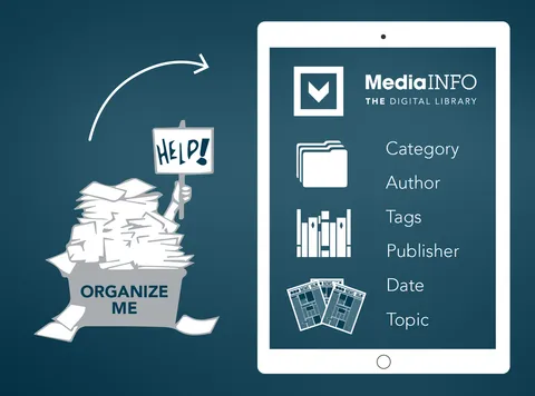 Supporting graphics, created for MediaINFO Digital Library